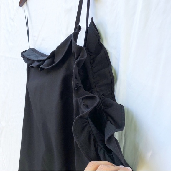 REVOLVE x LIKELY | JORDIE ONE-SLEEVE RUFFLE COCKTAIL DRESS SIZE 12 - Picture 7 of 12